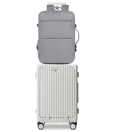 All-in-One Aluminum Spinner Carry-On Luggage